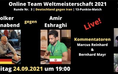 Weltklasse-Backgammon mit Live-Kommentar